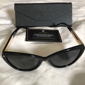 Prive Revaux Polarized Black Cat-Eye Sunglasses